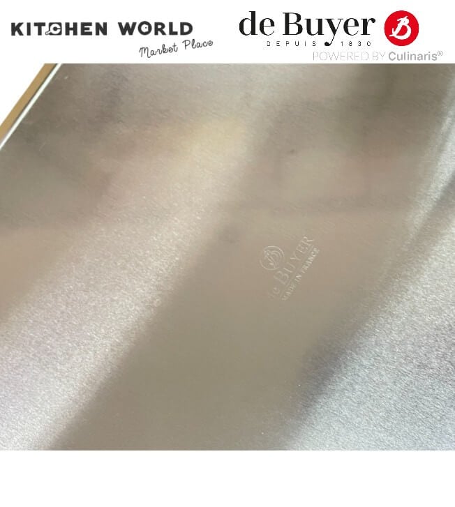 ถาดอบขนมอลูมิเนียมขอบเฉียง DE BUYER BW1359-40 ขนาด 30X40 ซม.